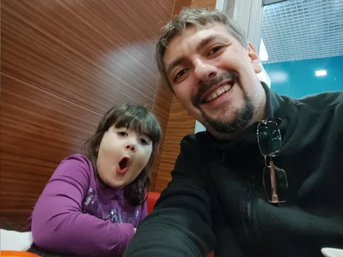 Фотография Панды с дочкой